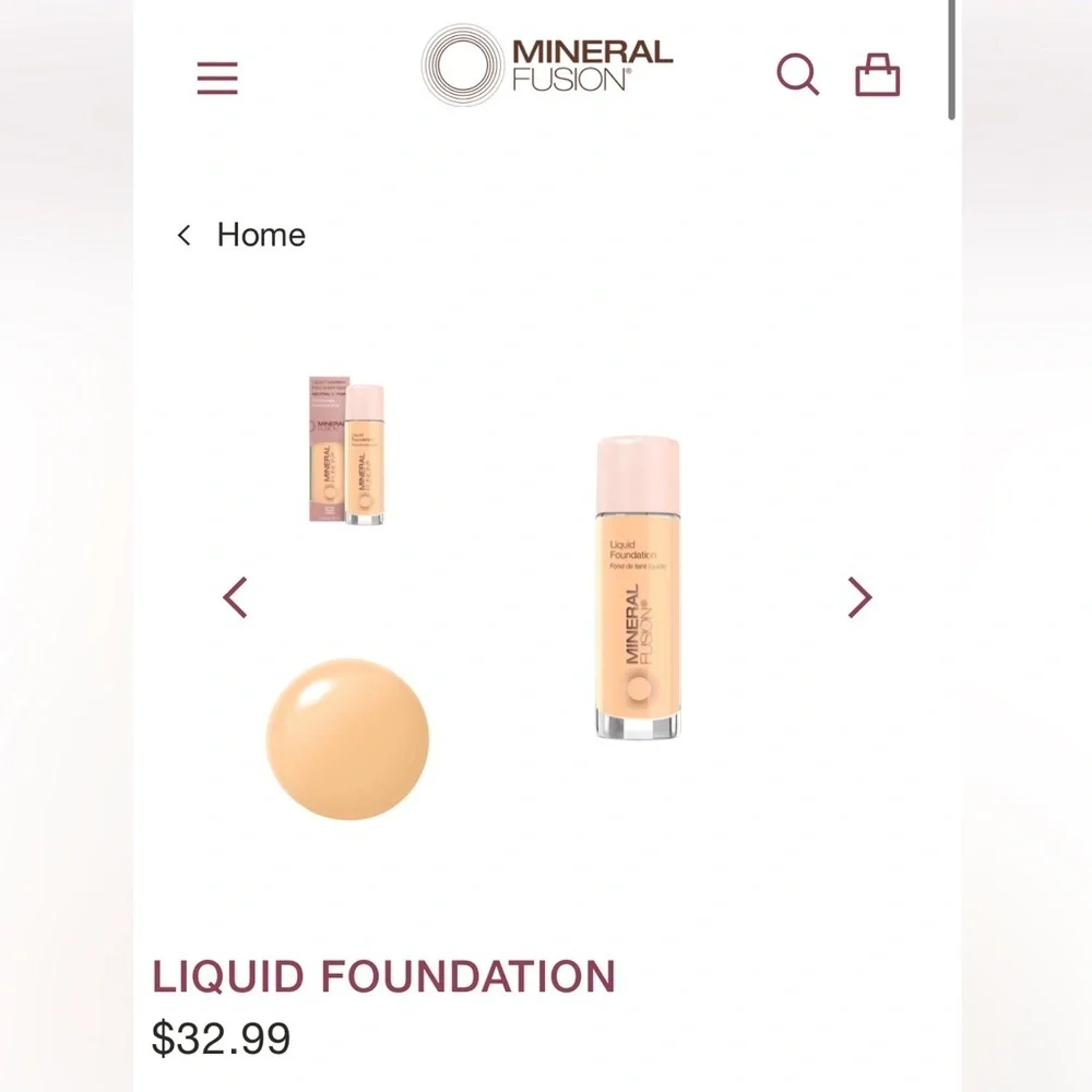 Mineral Fusion peach green thanks